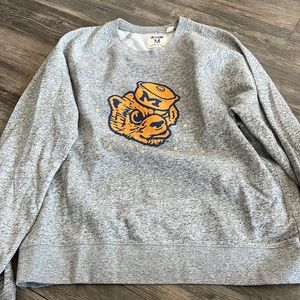 University of Michigan sweatshirt with Wolverine and stars